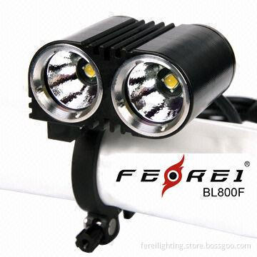 2013 New Model Single Holder Twin Head Cree X M-L U2 Bicycle Front Light, 1560° Beam Angle